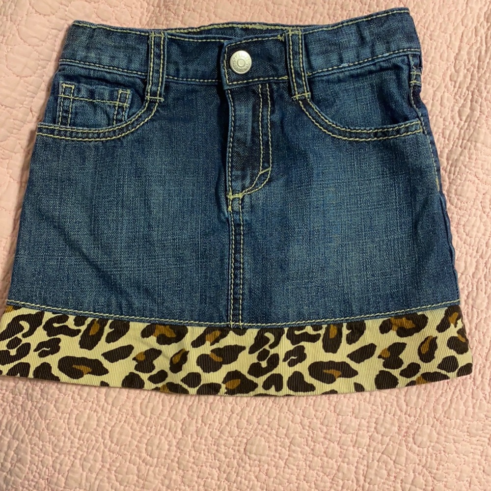 Gymboree denim skirt